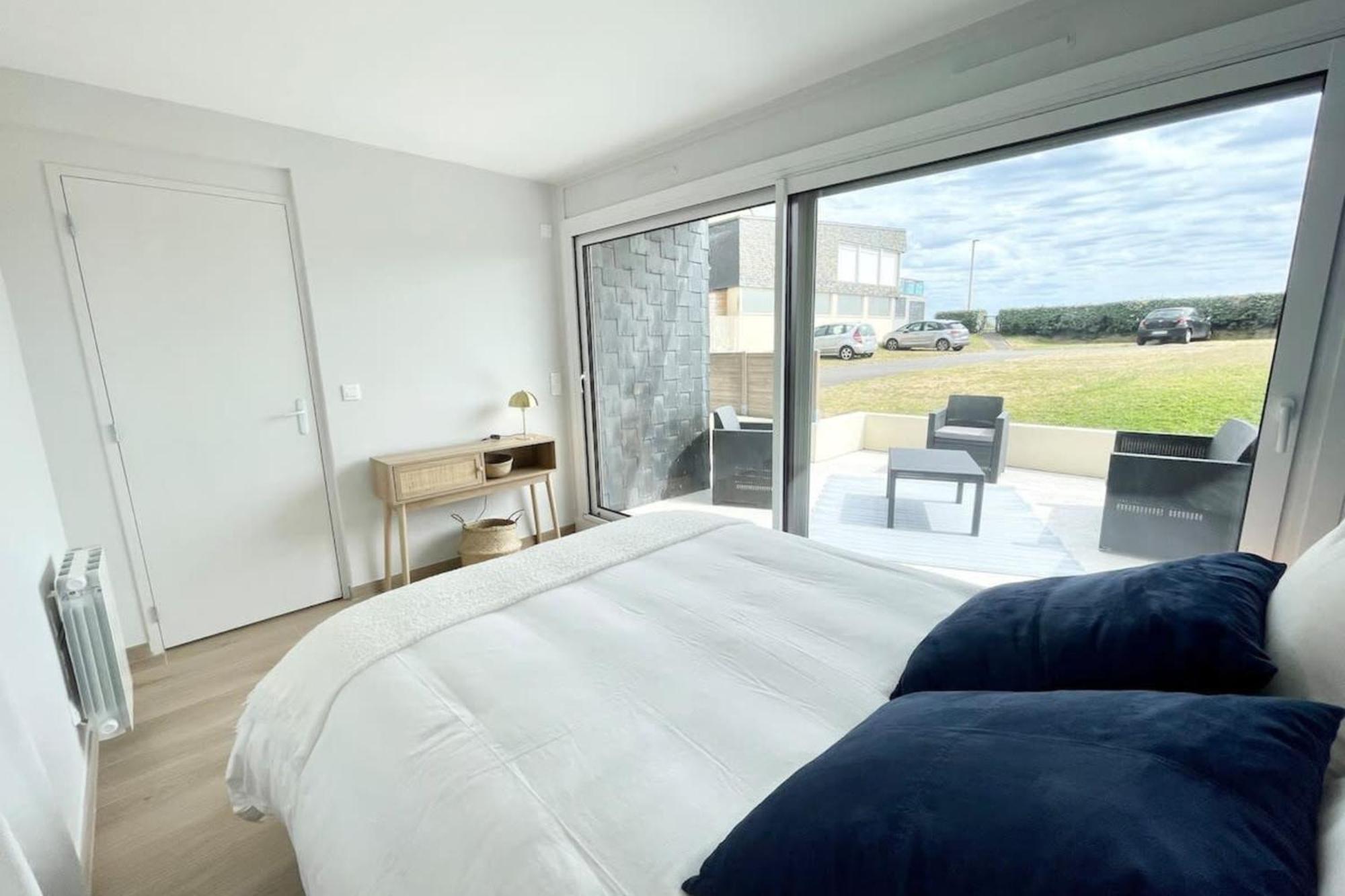 T3 Neuf Archi Cocooning Terrasse Face A La Mer 普洛埃默尔 外观 照片