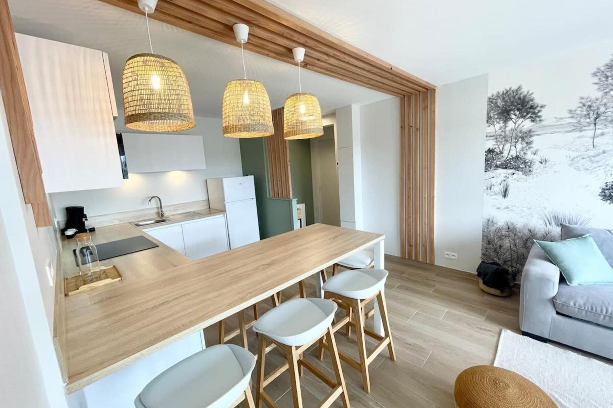 T3 Neuf Archi Cocooning Terrasse Face A La Mer 普洛埃默尔 外观 照片
