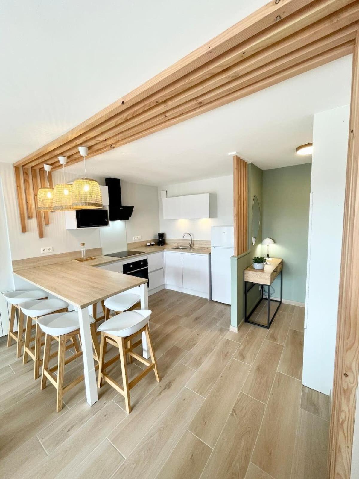 T3 Neuf Archi Cocooning Terrasse Face A La Mer 普洛埃默尔 外观 照片