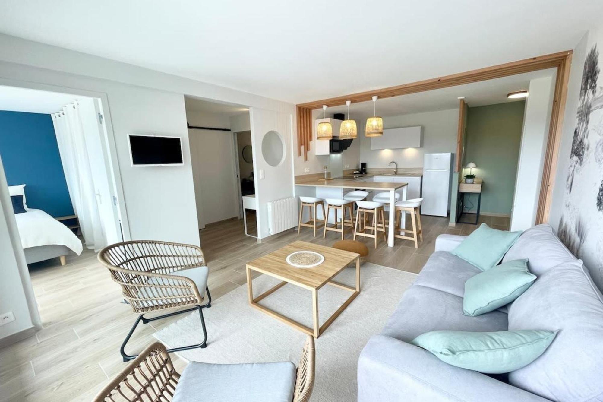 T3 Neuf Archi Cocooning Terrasse Face A La Mer 普洛埃默尔 外观 照片